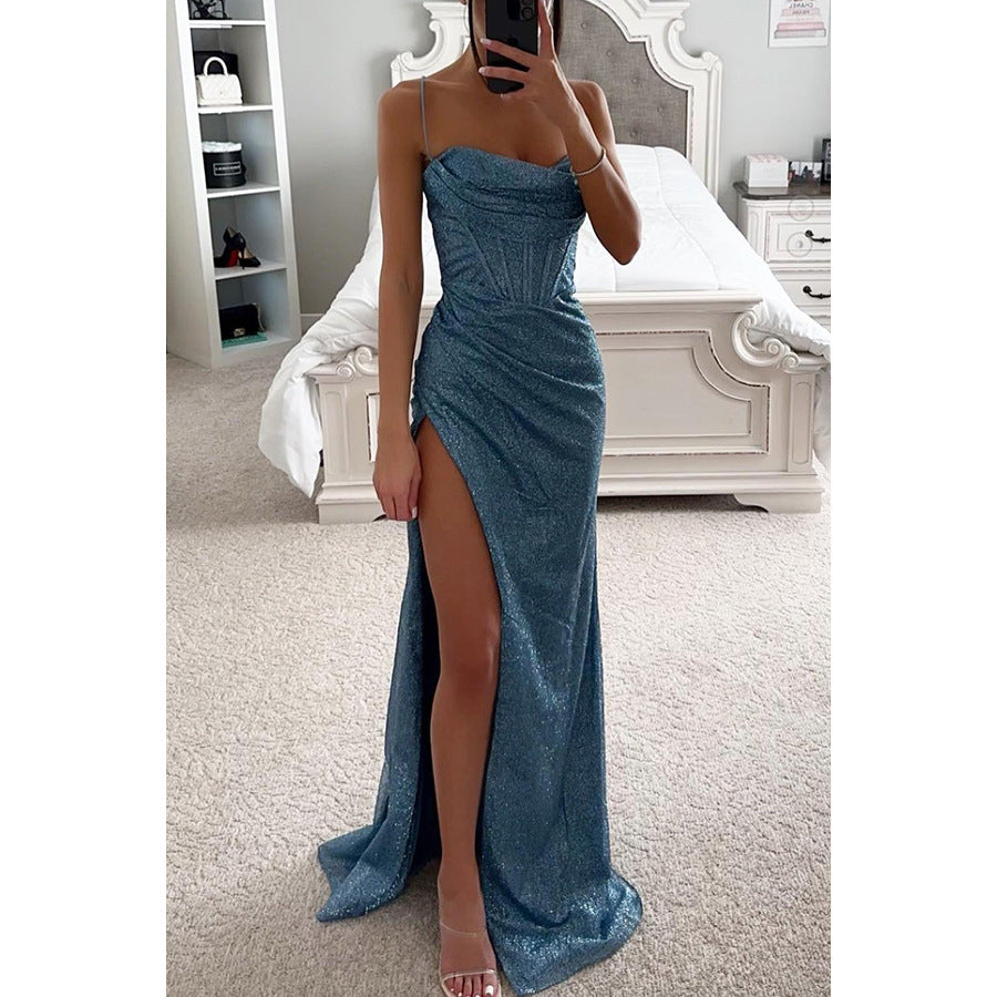 Slim Casual Slit Dress