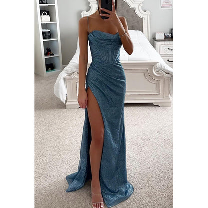 Slim Casual Slit Dress
