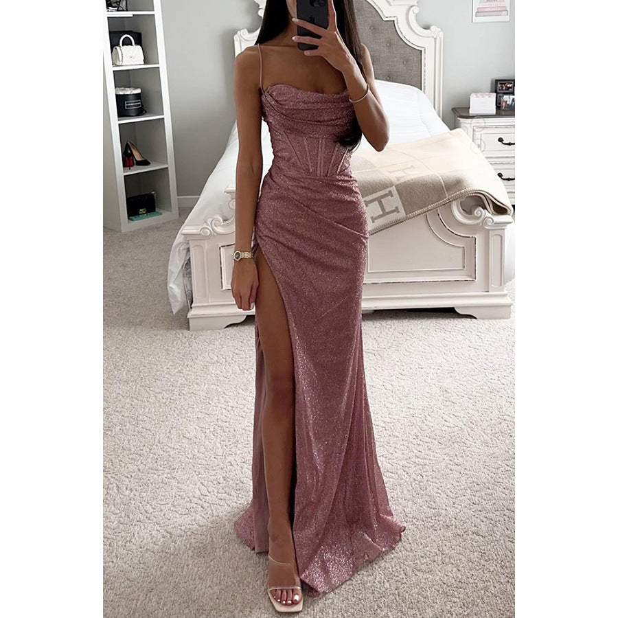 Slim Casual Slit Dress