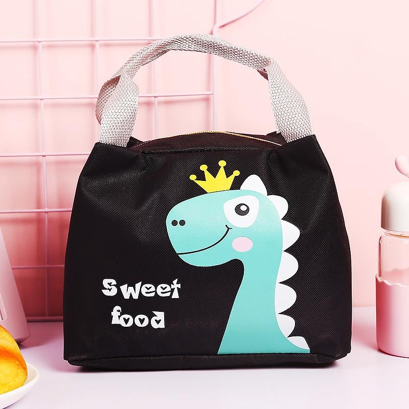 Cute Cartoon Lunch Tote Bag Insulation
