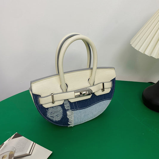 Women's Denim All-match Retro Handbag