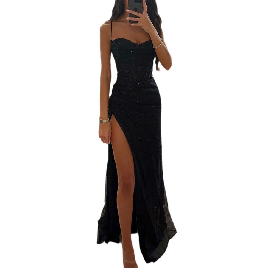 Slim Casual Slit Dress