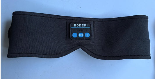 Dual Ear Stereo Music Blackout Hood