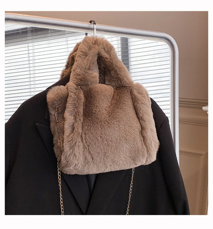 Plush Tote handbag