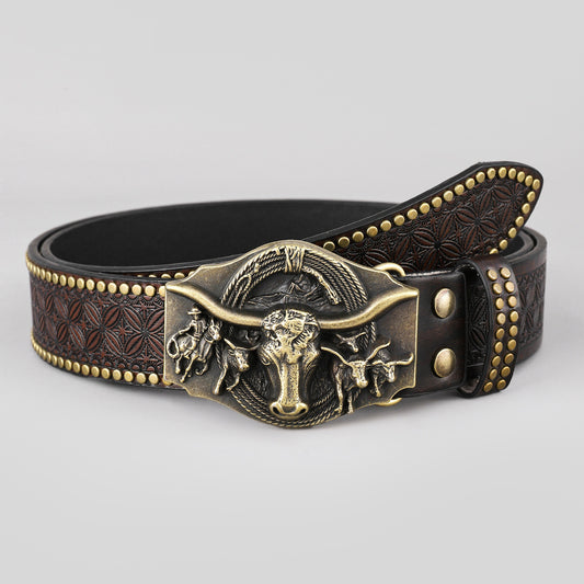 Western Denim Belt