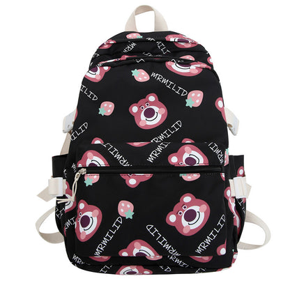 Cute Print High School Student Computer Backpack