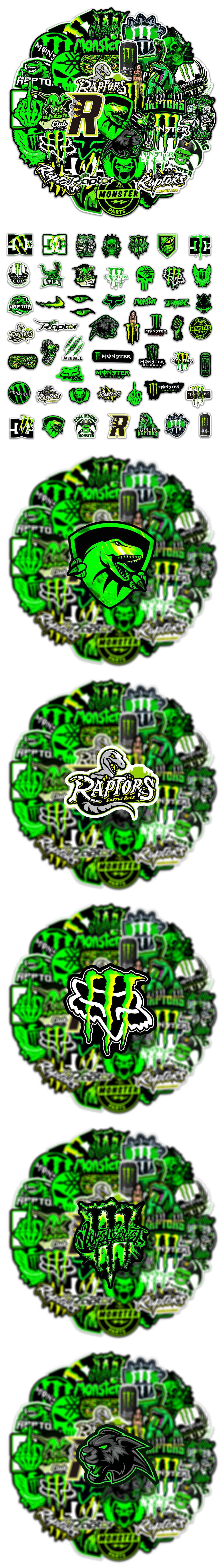 50 New Cool And Unique Trending Graffiti Waterproof Stickers