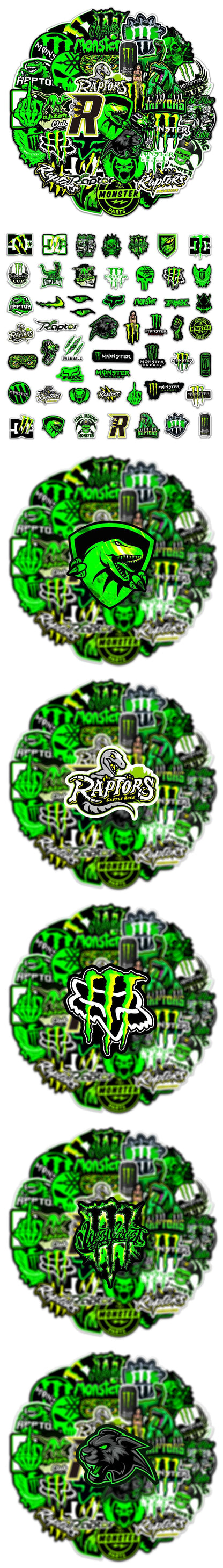 50 New Cool And Unique Trending Graffiti Waterproof Stickers